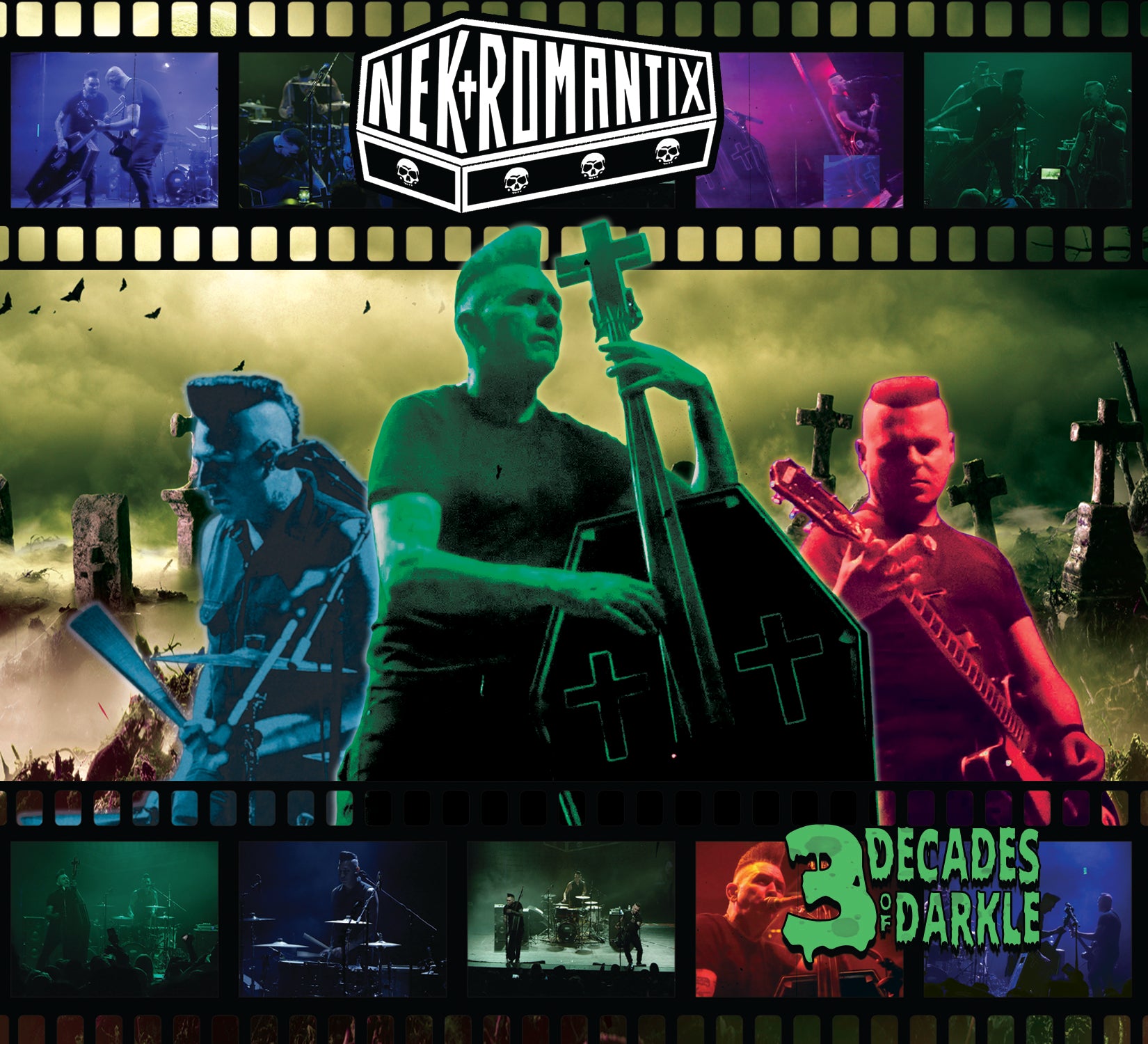 Nekromantix - 3 Decades Of Darkle (Blu-Ray/DVD)