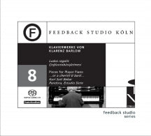 V8: Feedback – Piano Works (CD)