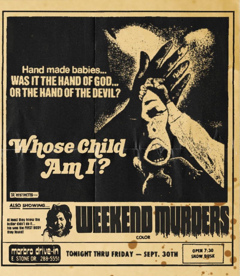 Whose Child Am I? + Weekend Murders (Drive-in Double Feature