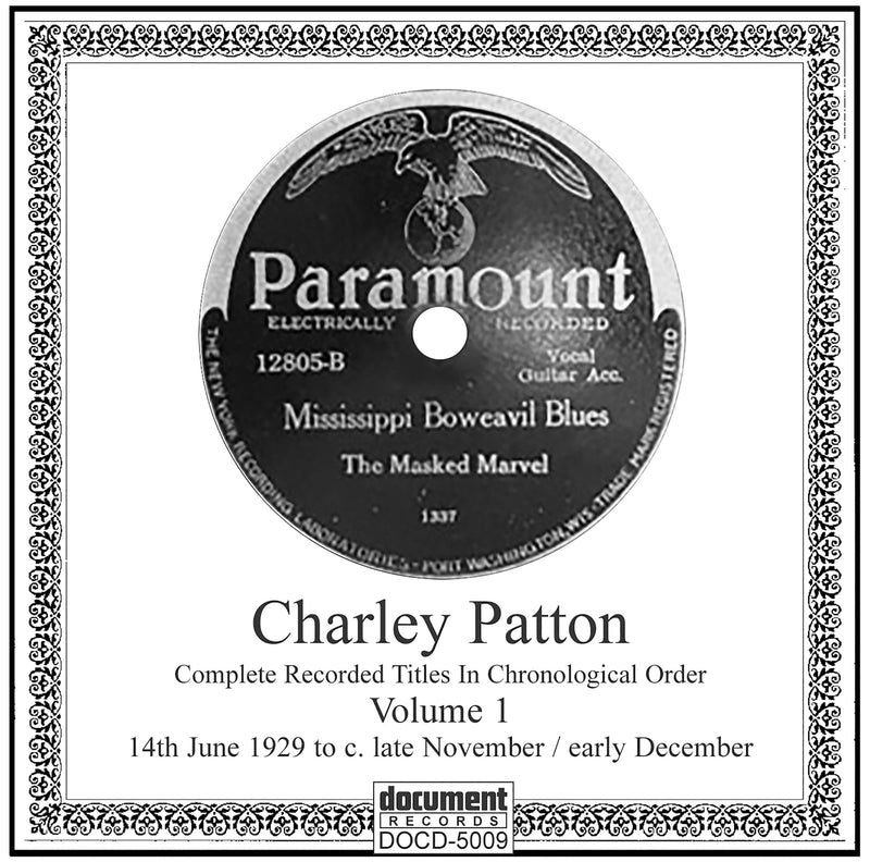 Charley Patton - Complete Recordings 1929-1934 Vol. 1 (1929) (CD)