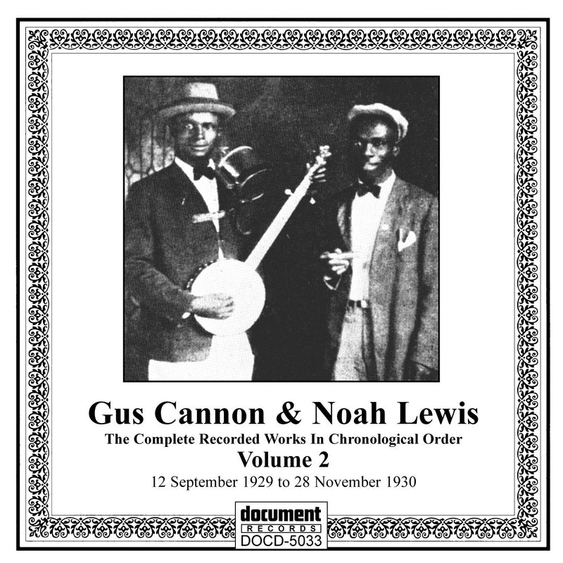 Gus Cannon & Noah Lewis - Complete Recorded Works Volume 2: 1929-1930 (CD)