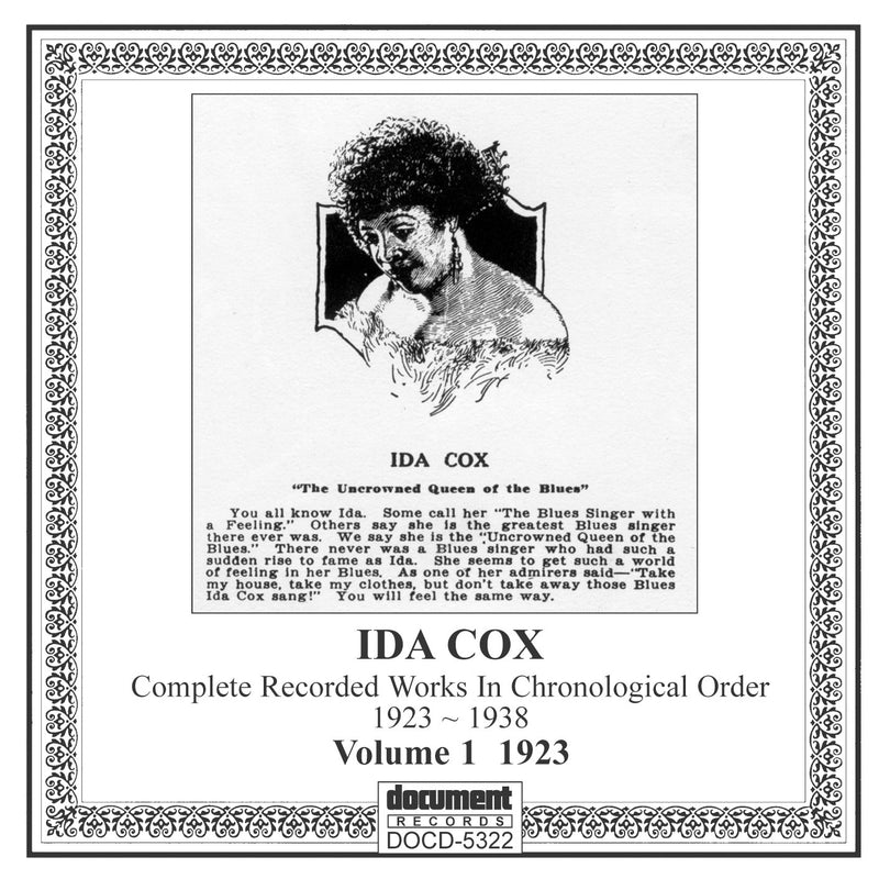 Ida Cox - Complete Recorded Works Volume 1: 1923 (CD)