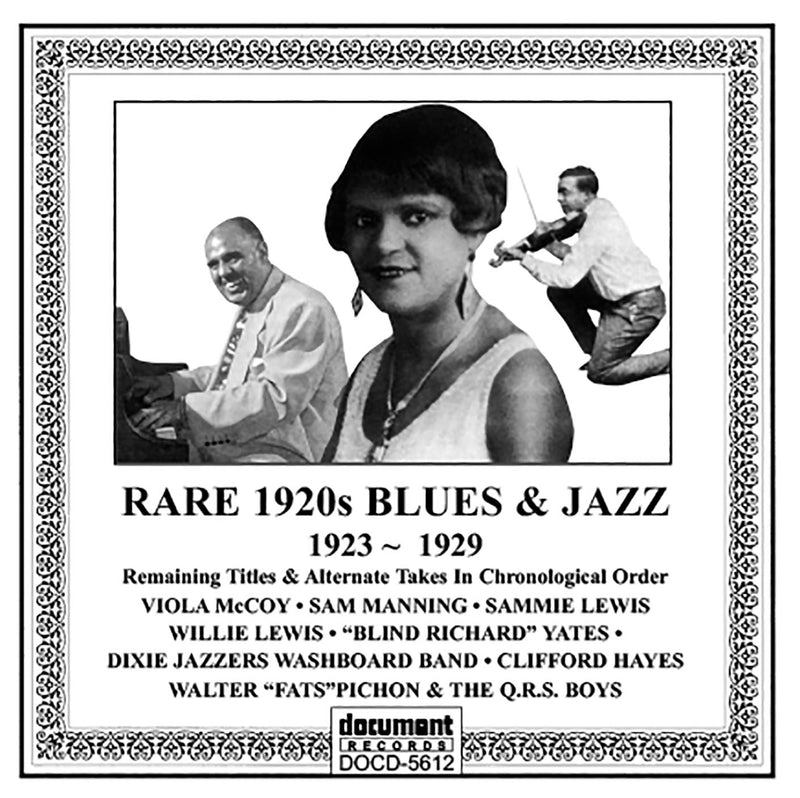 Rare 1920s Blues & Jazz 1923-1929 (CD)