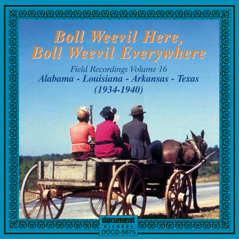 Boll Weevil Here, Boll Weevil Everywhere: Field Recordings Vol. 16 1934-1940 (CD)