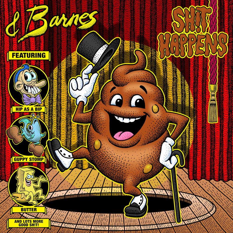 & Barnes - Shit Happens (Brown Vinyl) (LP)