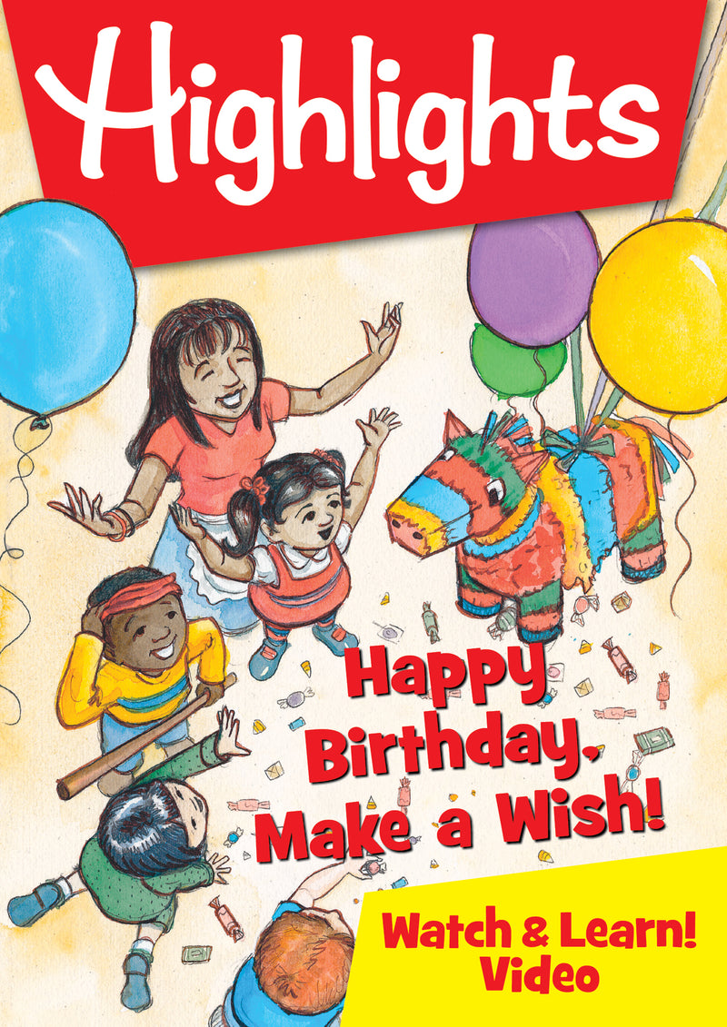 Highlights Watch & Learn!: Happy Birthday, Make A Wish! (DVD)