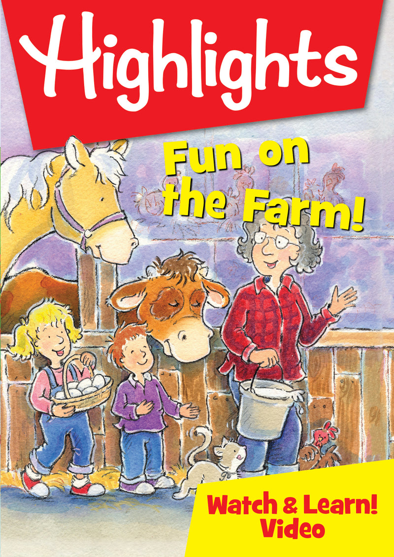 Highlights Watch & Learn!: Fun On The Farm! (DVD)
