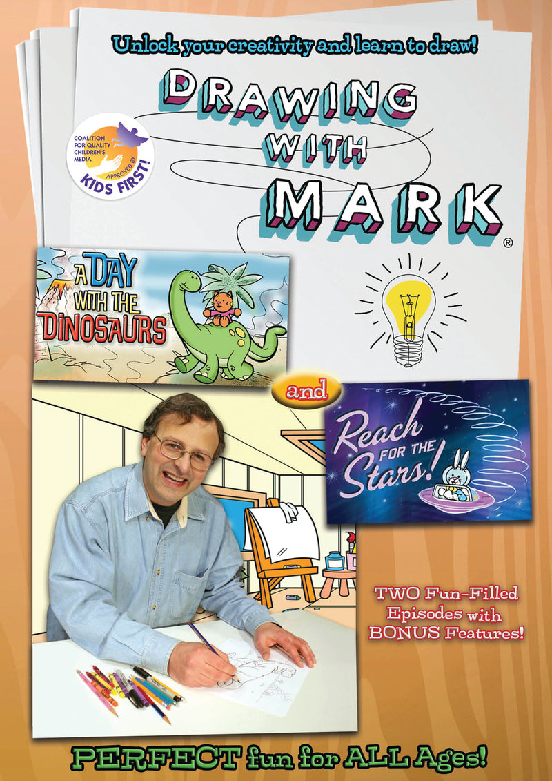 Drawing With Mark: A Day With The Dinosaurs & Reach For The Stars (DVD)