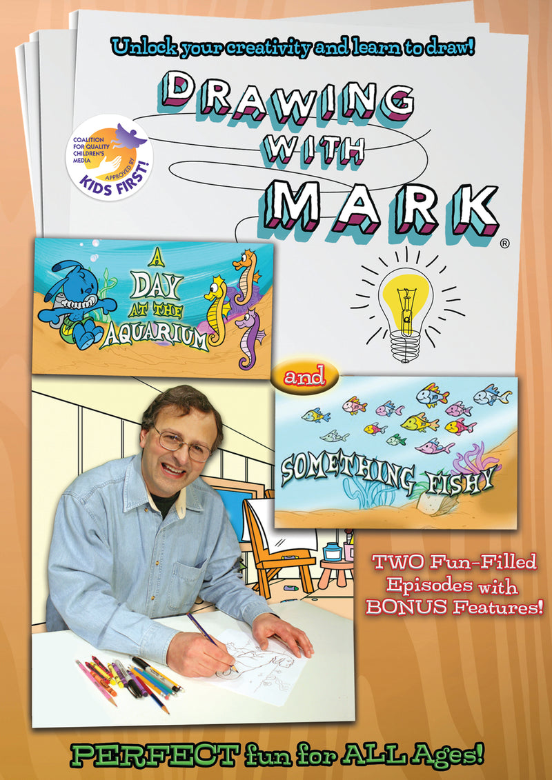 Drawing With Mark: Something Fishy & Day At The Aquarium (DVD)