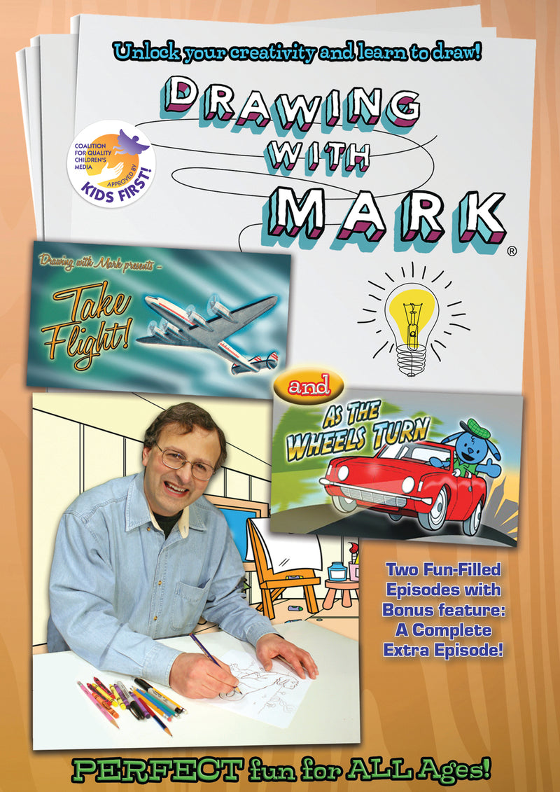 Drawing With Mark: Take Flight & As The Wheels Turn (DVD)