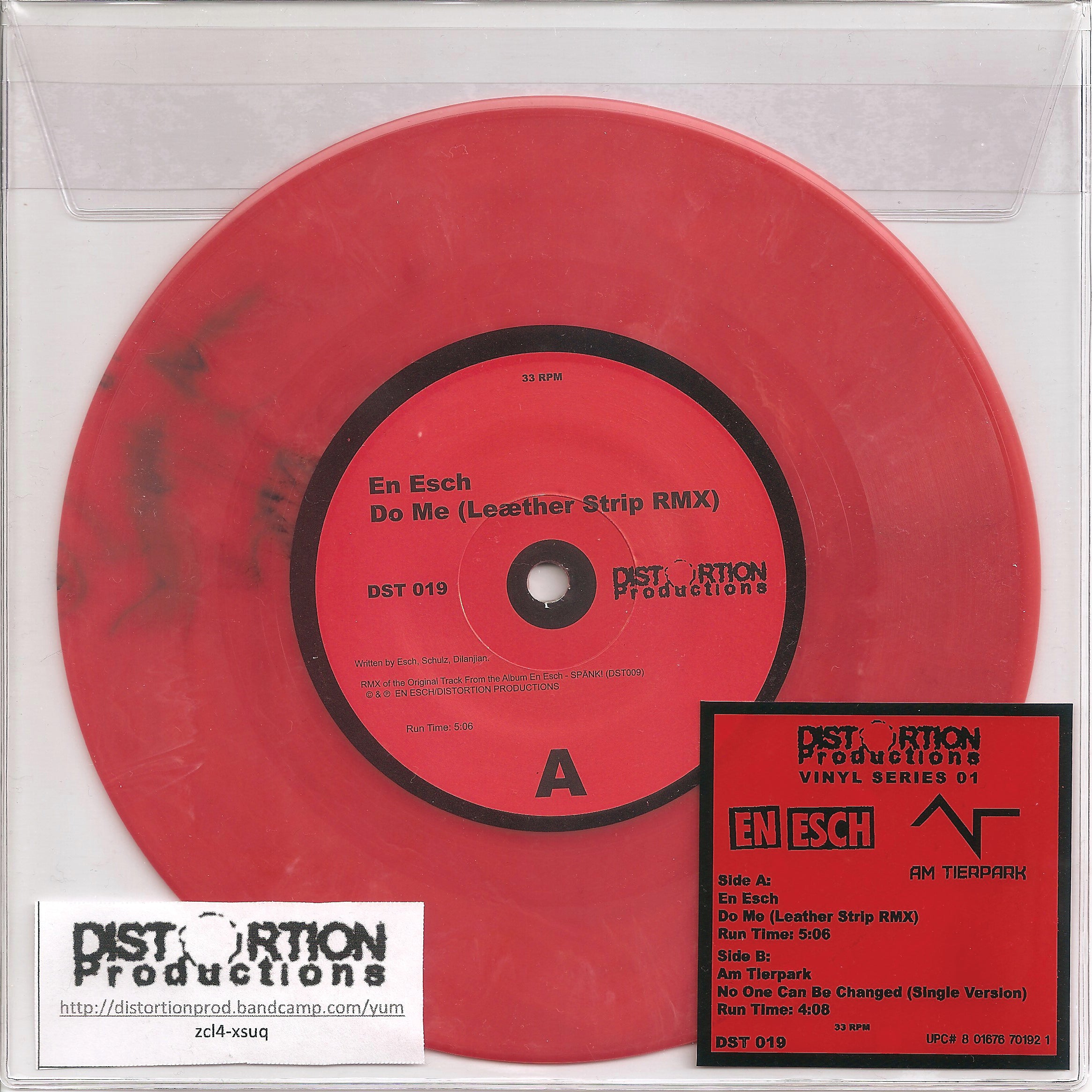 Am Tierpark/En Esch - no One Can Be Changed (Single Edit)/Do Me (Leather Strip Mix) (7 INCH)