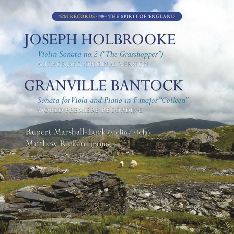 Rupert Marshall-Luck & Matthew Rickard - Holbrooke, Bantock: Viola and Violin Sonatas (CD)