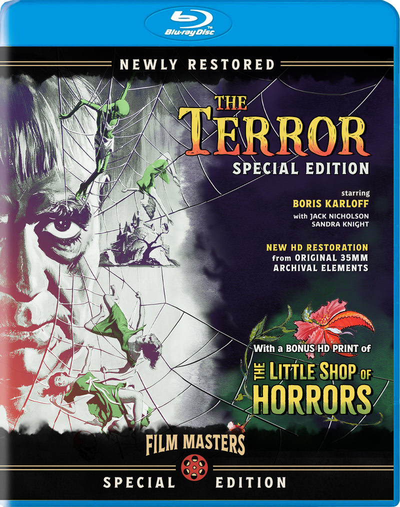 The Terror (1963) With Bonus Film, Little Shop Of Horrors (1960) (Blu-ray)