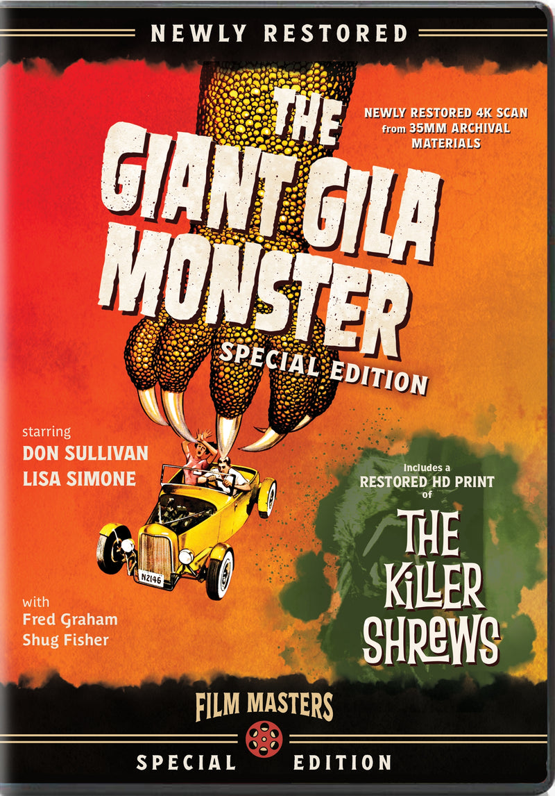 The Giant Gila Monster (1959) With Bonus Film, The Killer Shrews (1959) (DVD)