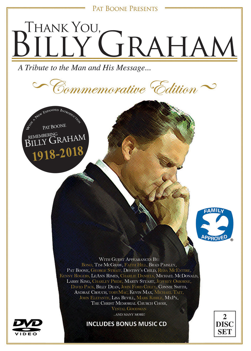 Thank You, Billy Graham: A Tribute To The Man And His Message (DVD/CD)