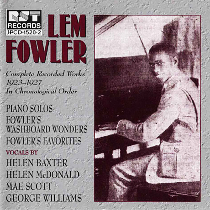 Lem Fowler - Complete Recorded Works 1923-1927 (CD)