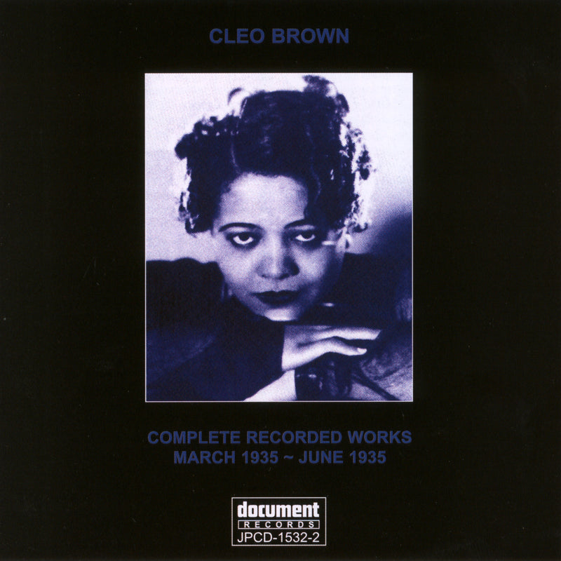 Cleo Brown - Complete Recorded Works: March 1935-june 1935 (CD)