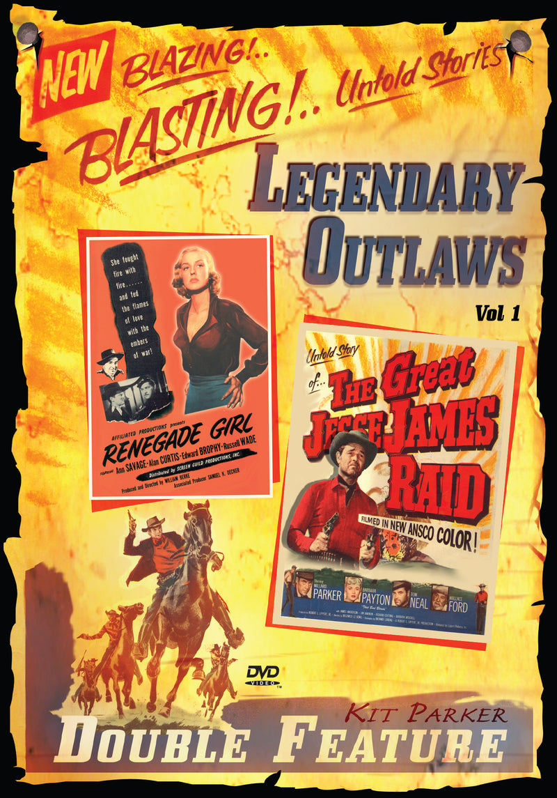 Legendary Outlaws Double Feature Vol 1 (DVD)