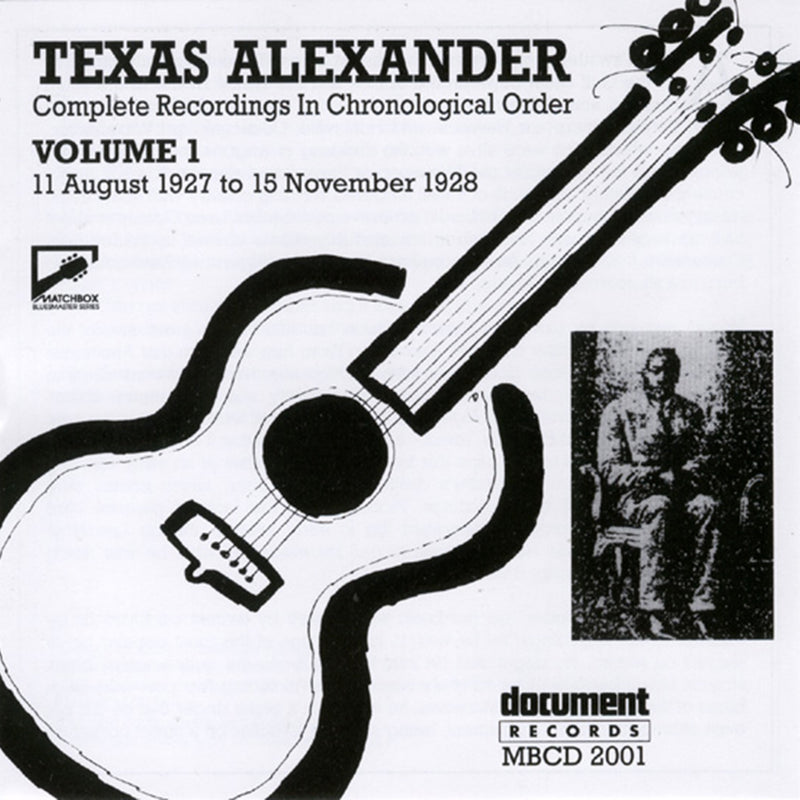 Texas Alexander - Complete Recorded Works 1927-1950 Vol. 1 (1927-1928) (CD)