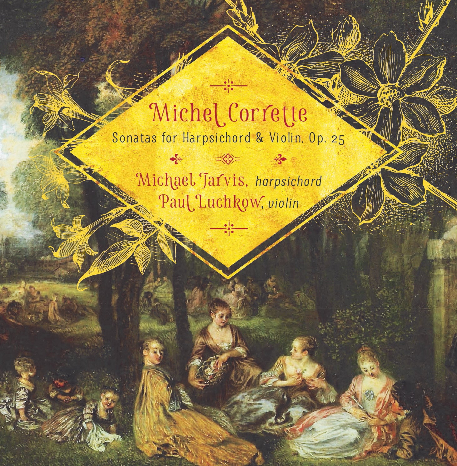 Luchkow-Jarvis Duo - Michel Corrette: Sonatas For Harpsichord And Violin Op.25 (CD)