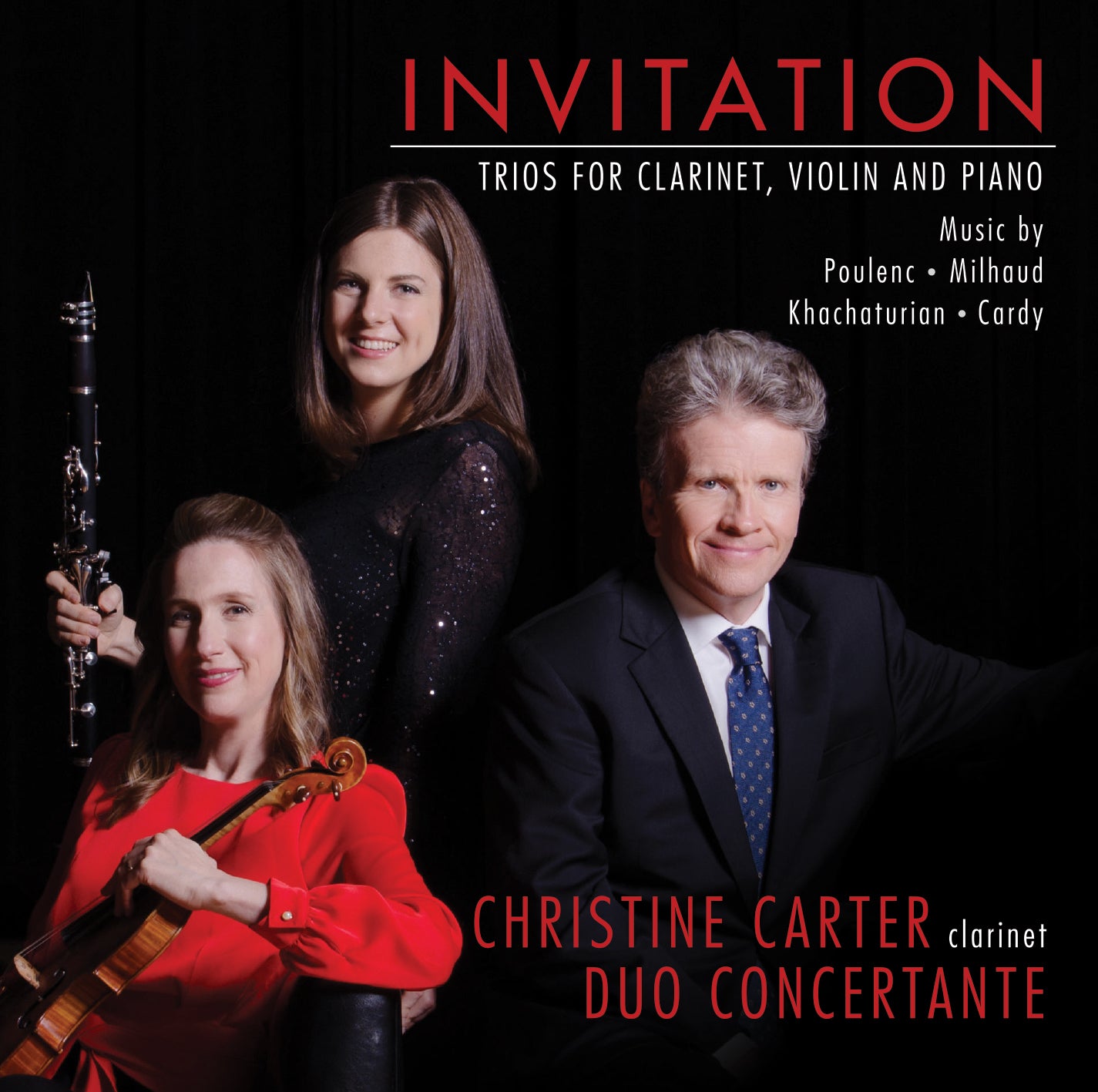 Christine Carter & Duo Concertante - Invitation: Trios For Carinet, Violin And Piano (CD)