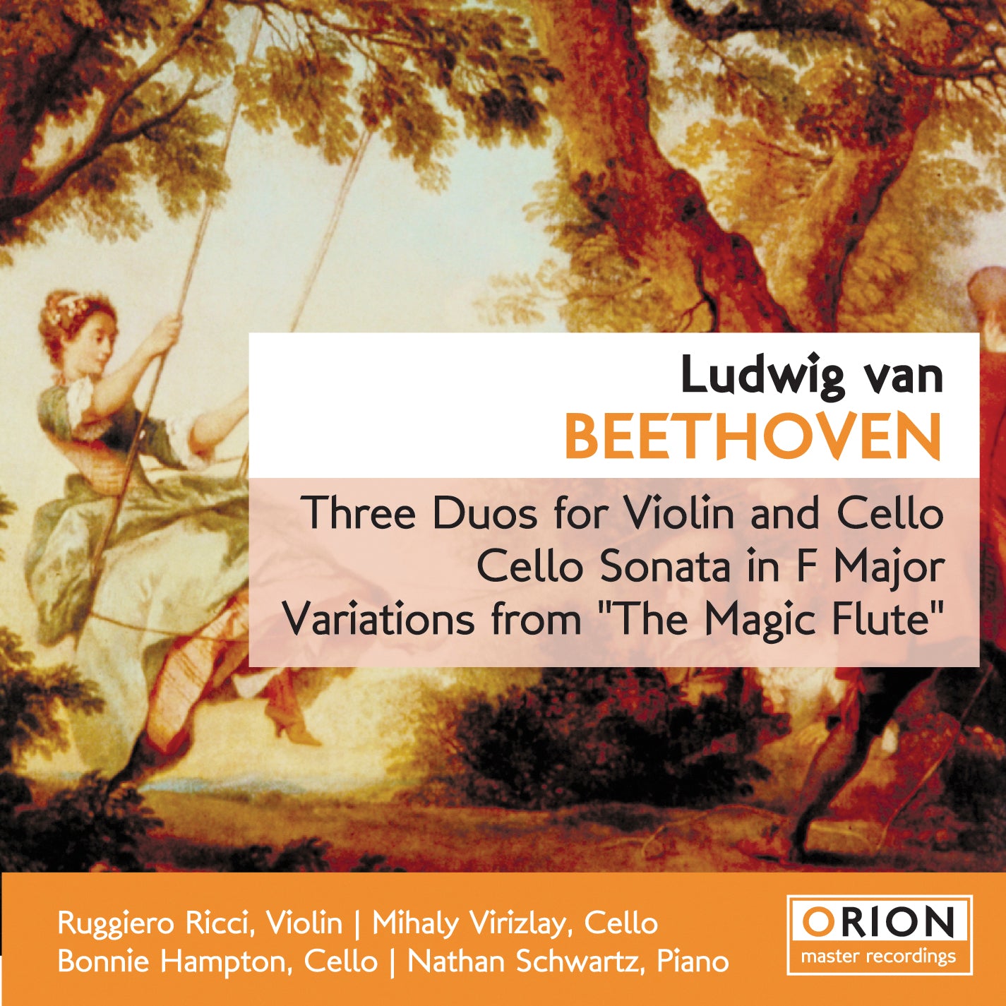 Ruggiero Ricci - Beethoven: Three Duos For Violin and Cello (CD)