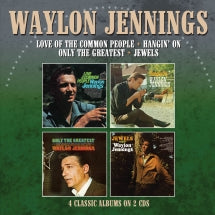 Waylon Jennings - Love of the Common People/Hangin' On/Only the Greatest/Jewels (CD)