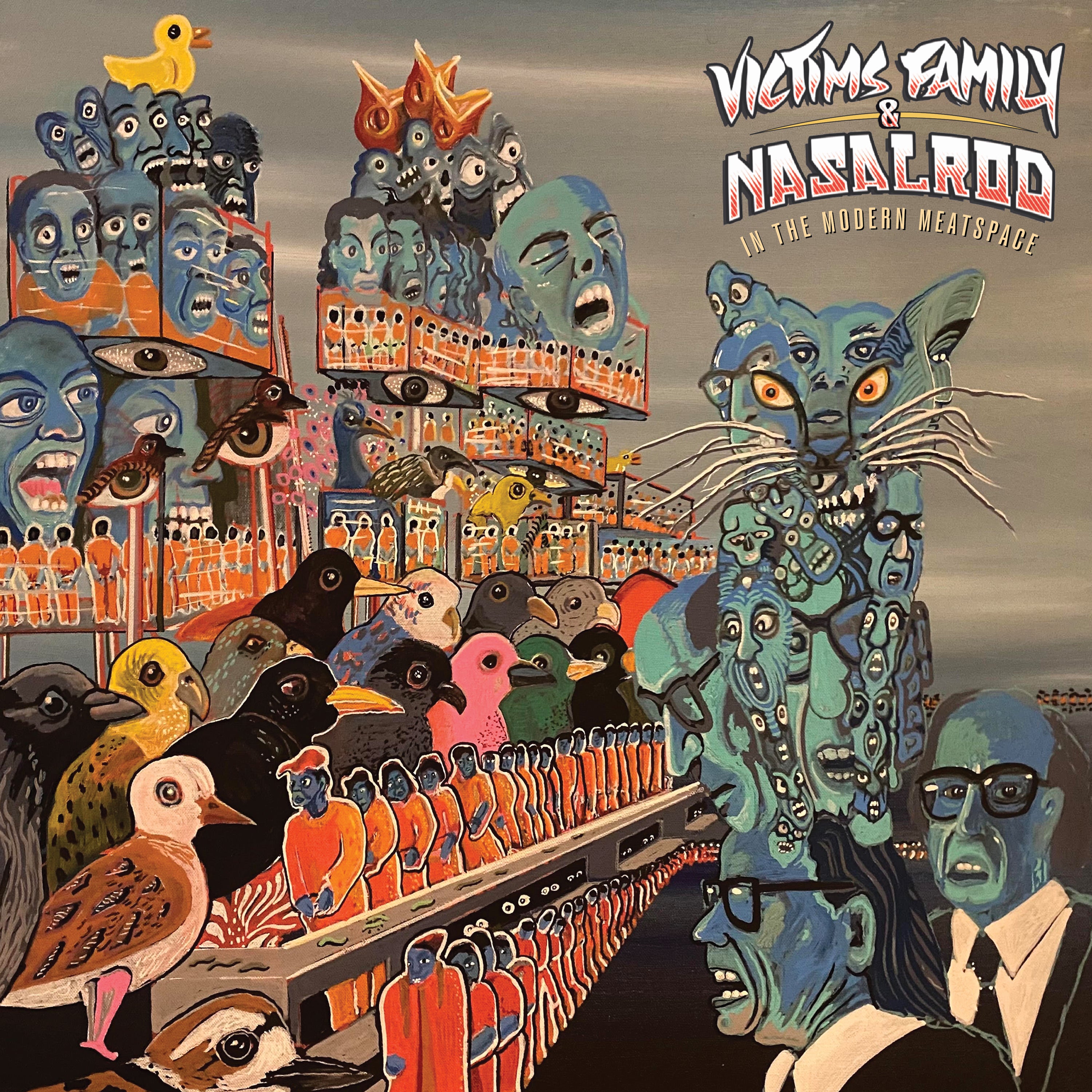 Victims Family & Nasalrod - In The Modern Meatspace (LP)