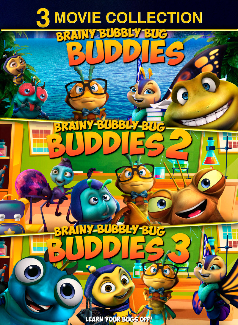 Brainy Bubbly Bug Buddies 1+2+3 Pack (DVD)