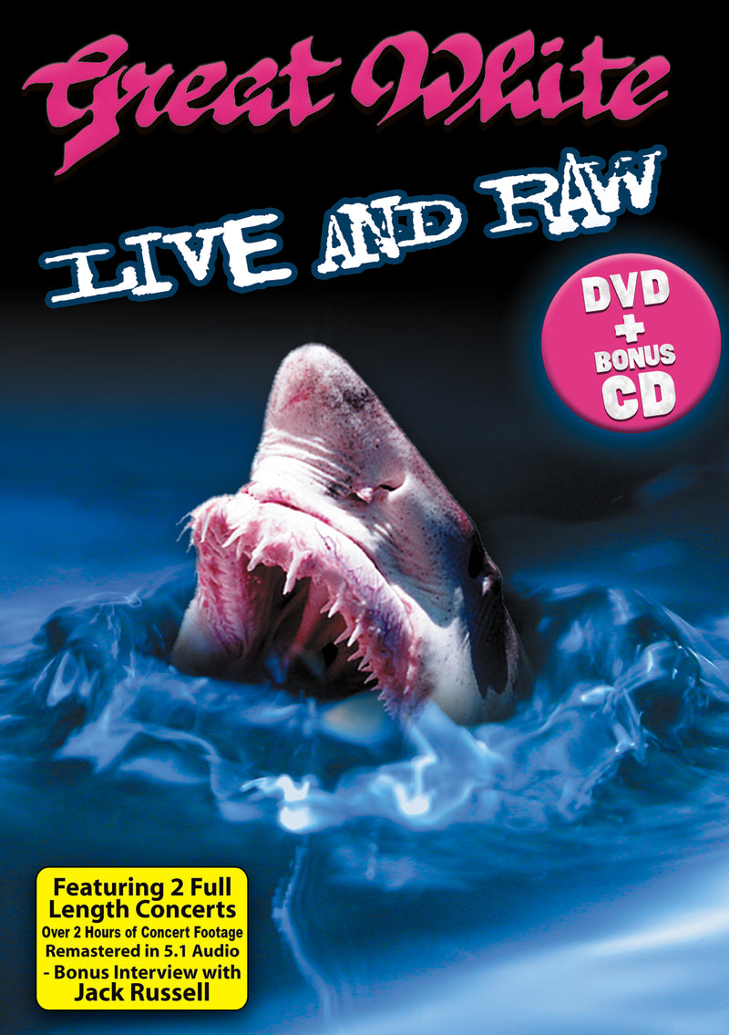 Great White - Live And Raw: Deluxe Pack (DVD/CD)