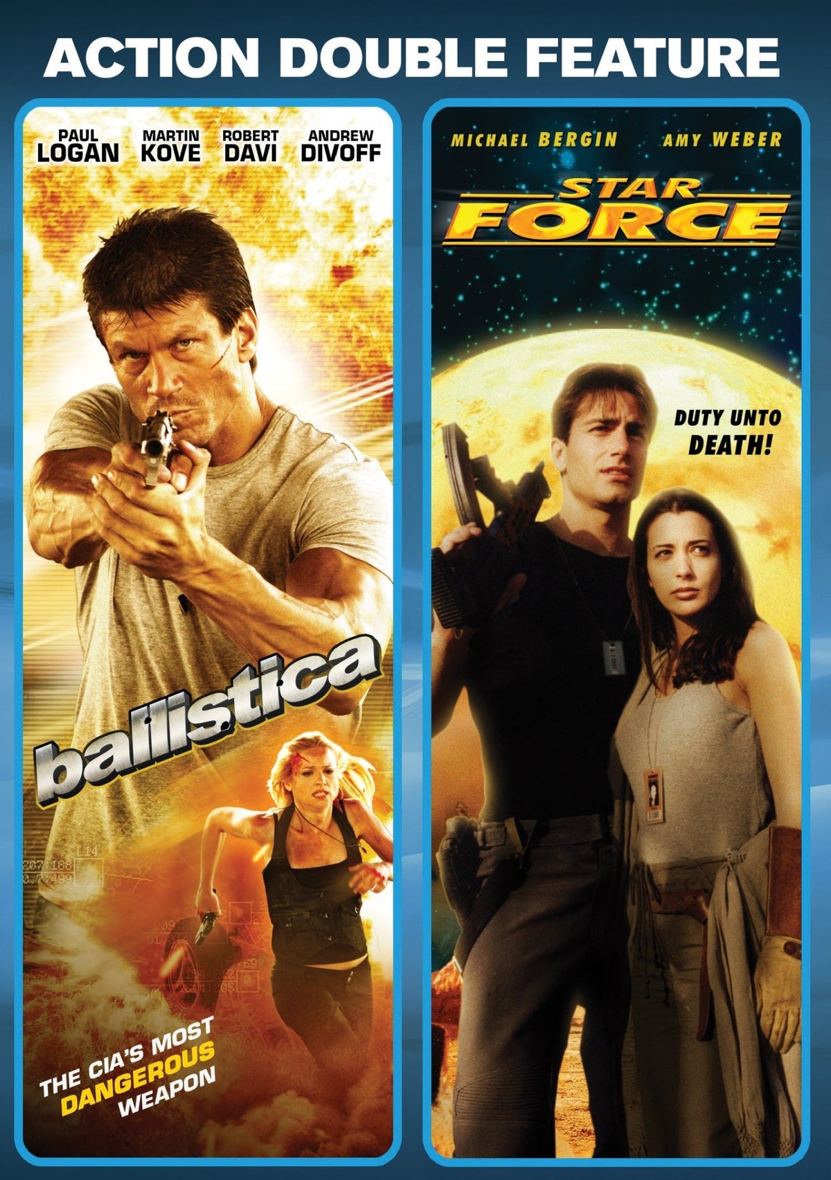 Ballistica + Star Force [Action + Sci-Fi Double Feature] (DVD)