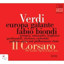 Europa Galante & Fabio Biondi - Verdi: Il Corsaro (The Corsair) (CD)