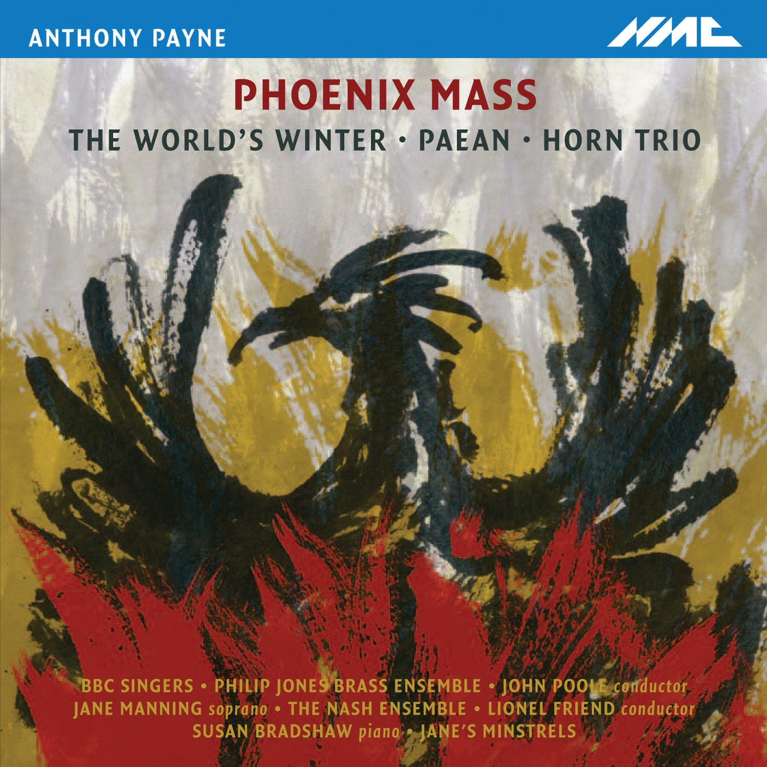 BBC Singers & The Philip Jones Brass Ensemble & Susan Bradshaw - Anthony Payne: Phoenix Mass (CD)