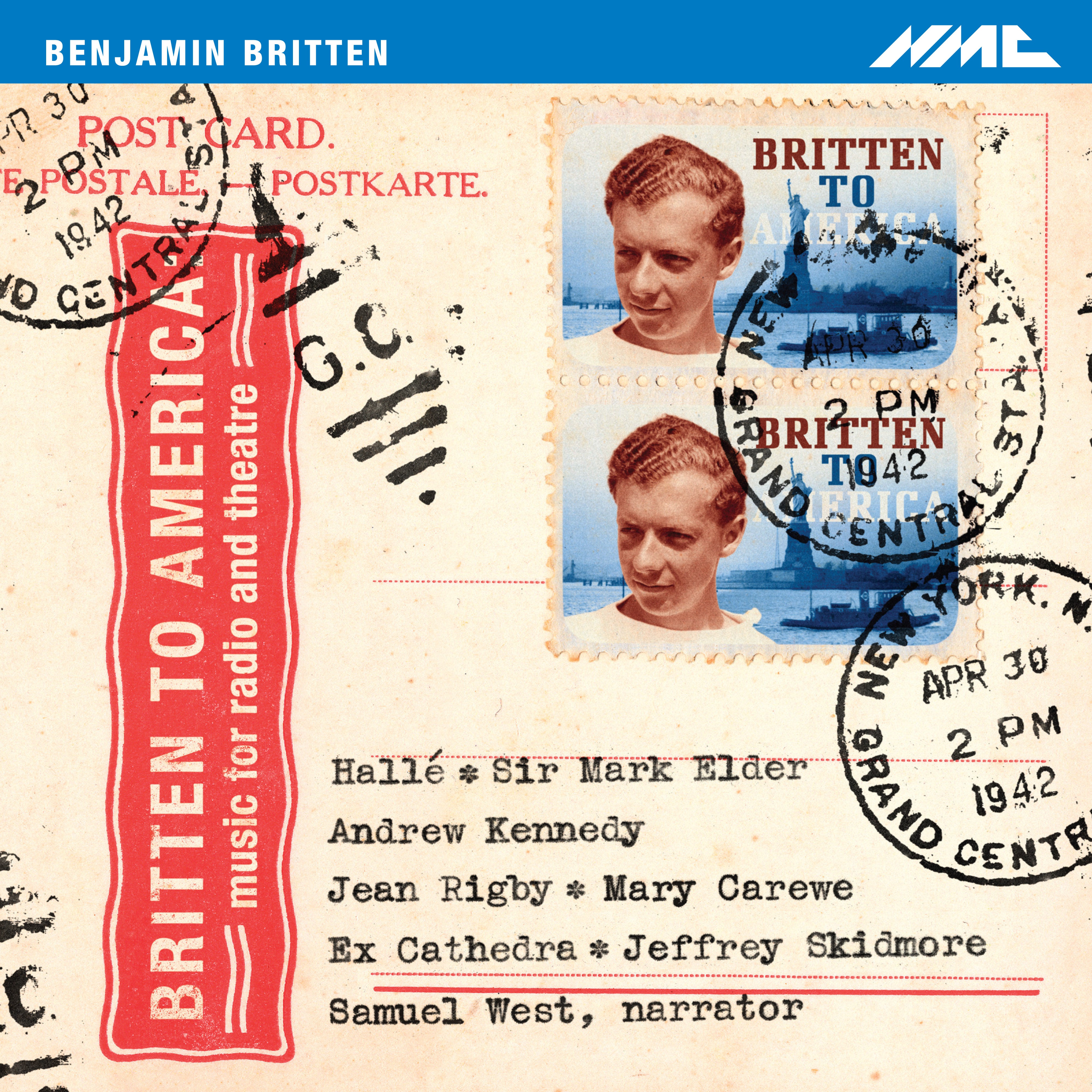 Hallé & Andrew Kennedy & Jean Rigby - Britten To America: Music For Radio & Theatre (CD)