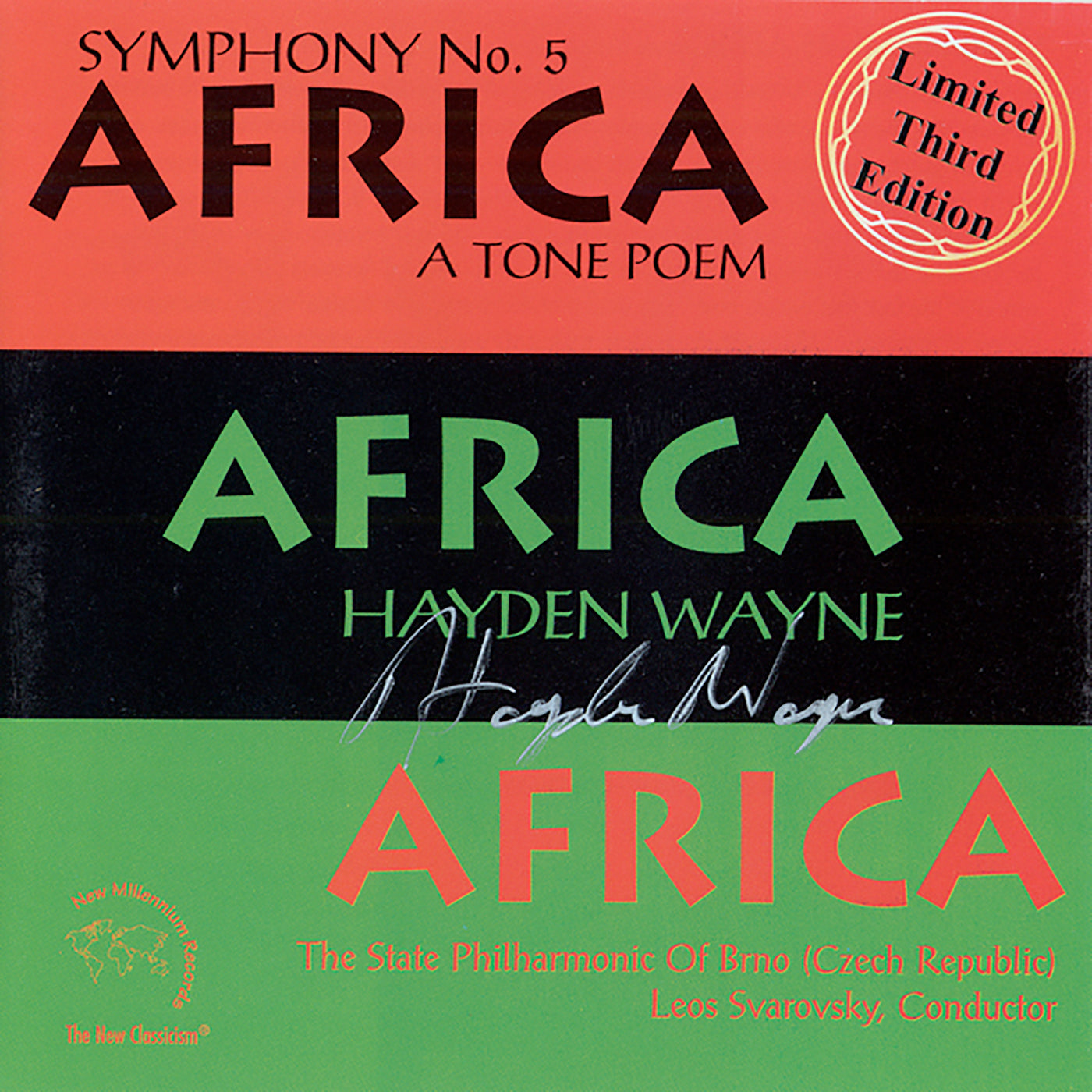 Hayden Wayne & The State Philharmonic of Brno (Czech Republic) - Symphony #5: Africa (a Tone Poem) (CD)