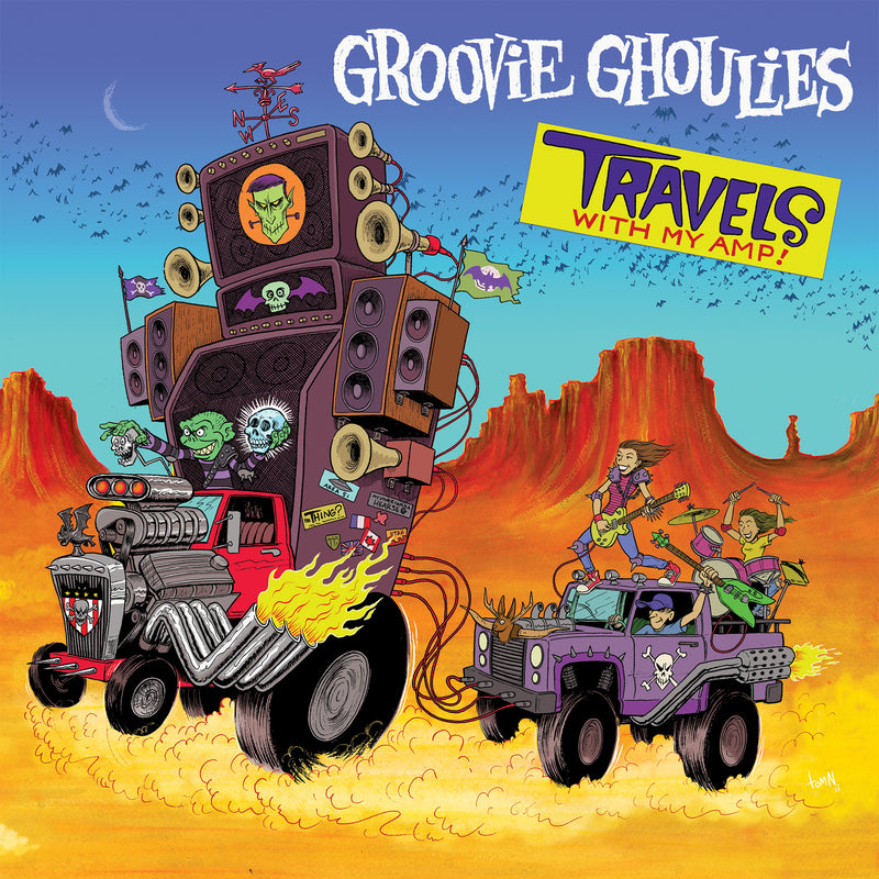 Groovie Ghoulies - Travels With My Amp (Blue & Green Galaxy Vinyl) (LP)
