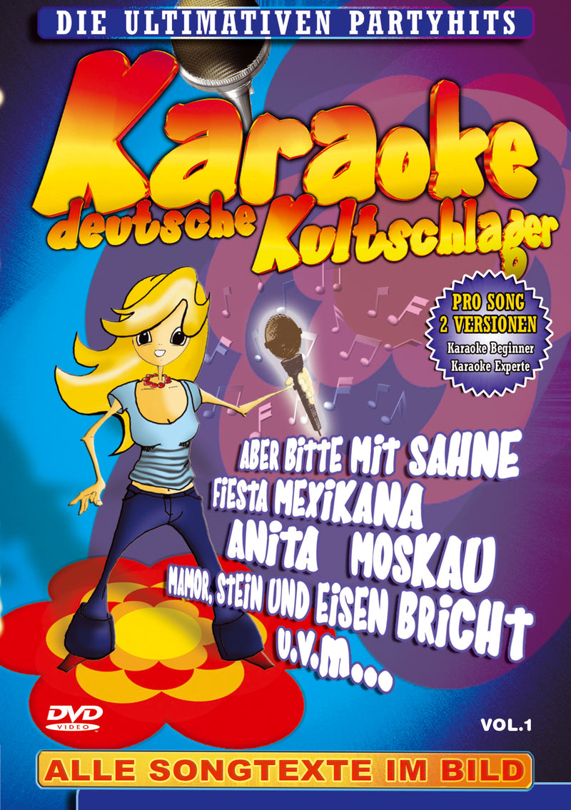 Karaoke: Deutsche Kultschlager Vol. 1 (DVD)