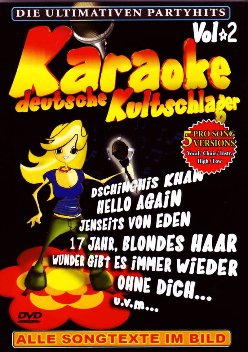 Karaoke - Deutsche Kultschlager Vol. 2 (DVD)