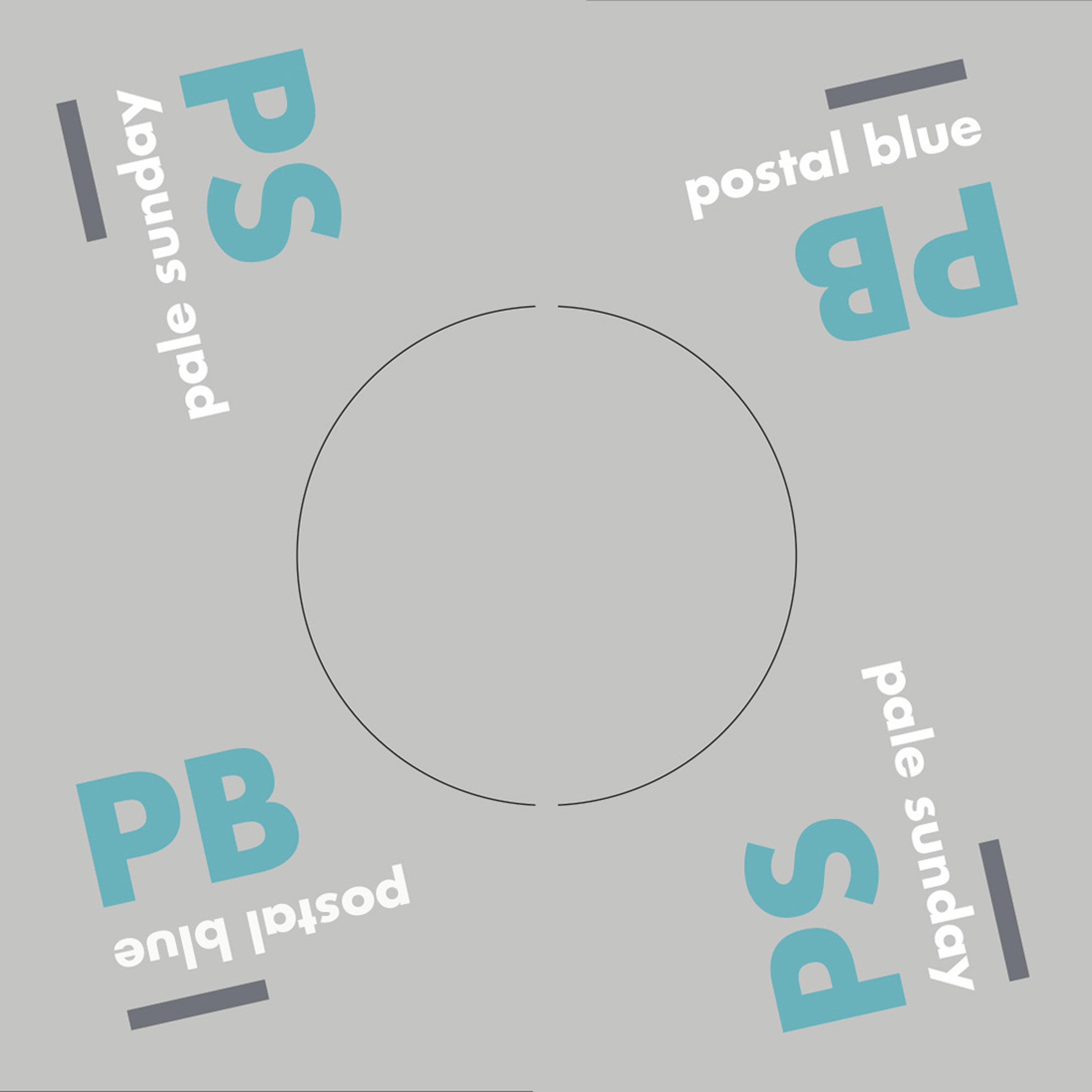 Pale Sunday & Postal Blue - 2014 Jigsaw/Dufflecoat Records Singles Club #2 (7 INCH)