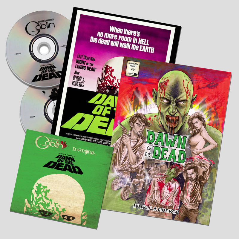 Claudio Simonetti's Goblin - Dawn Of The Dead Soundtrack 2CD + Comic Book + Poster (Limited Edition) (CD)