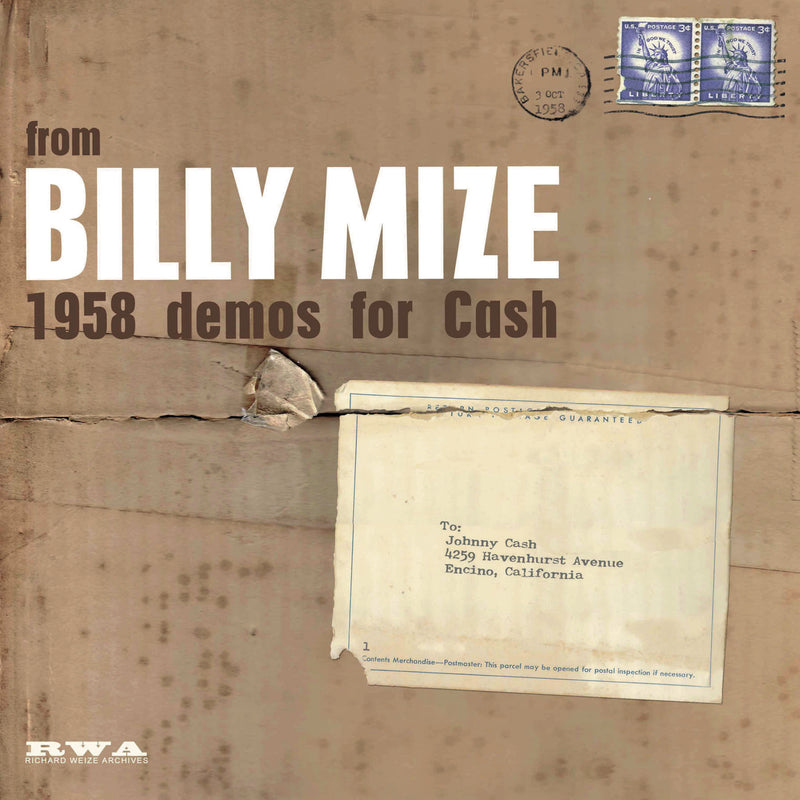 Billy Mize - 1958 Demos For Cash (10 INCH)