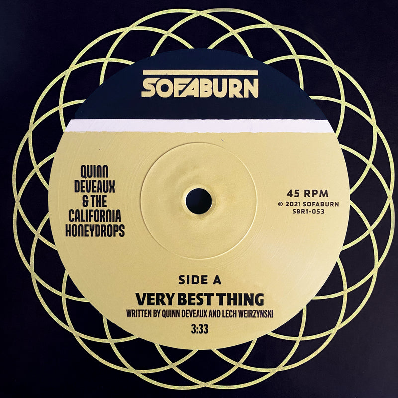 Quinn Deveaux & The California Honeydrops - Very Best Thing/Take You Back (7 INCH)