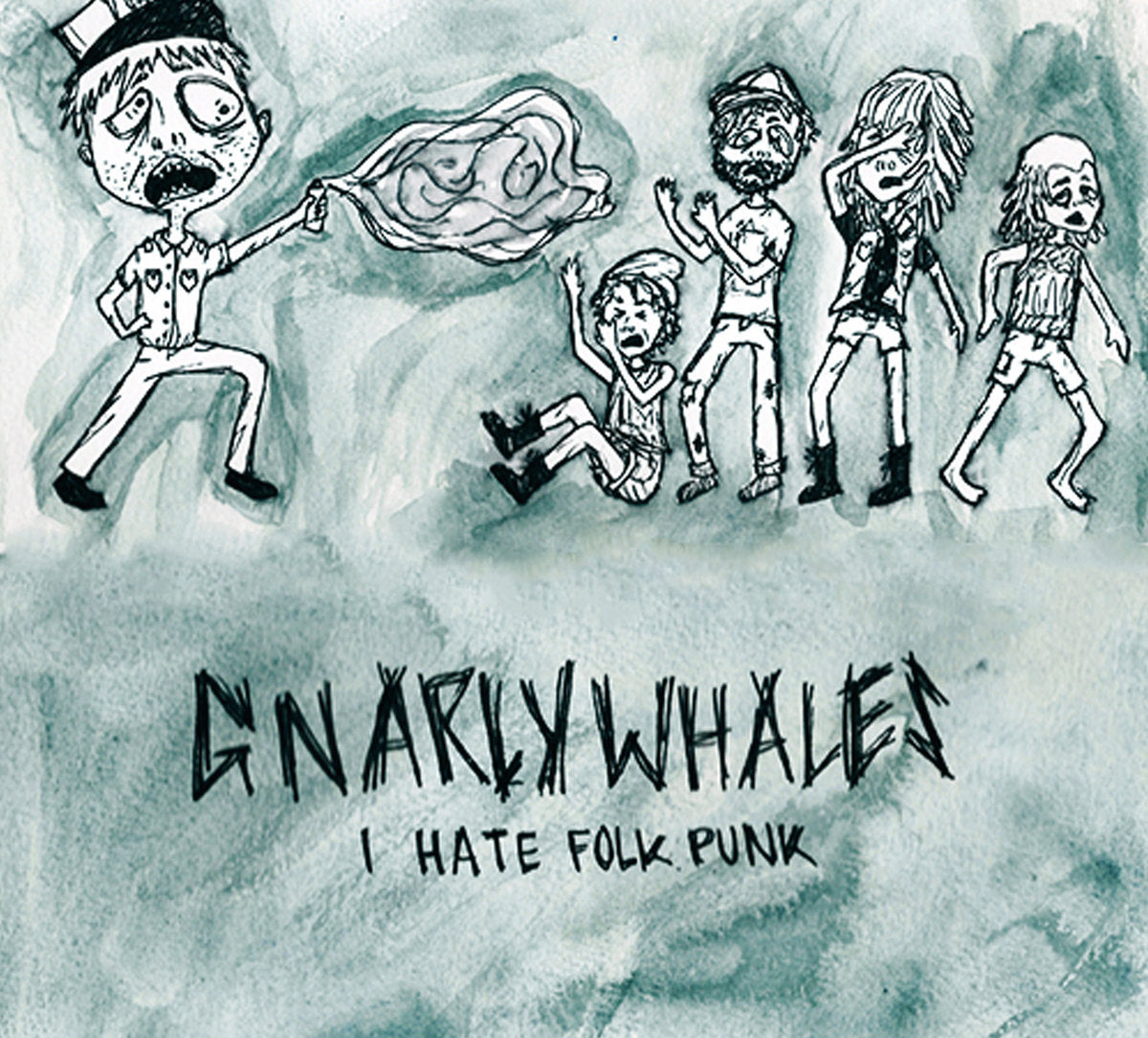 Gnarly Whales - I Hate Folk Punk (7 INCH)