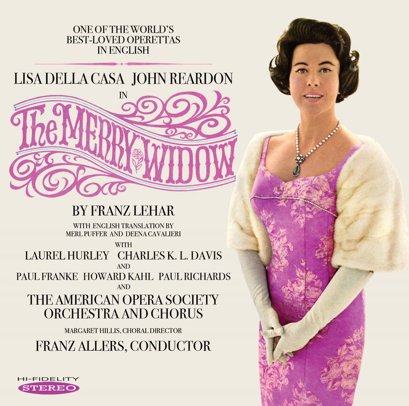 Lisa Della Casa & John Reardon - The Merry Widow (CD)