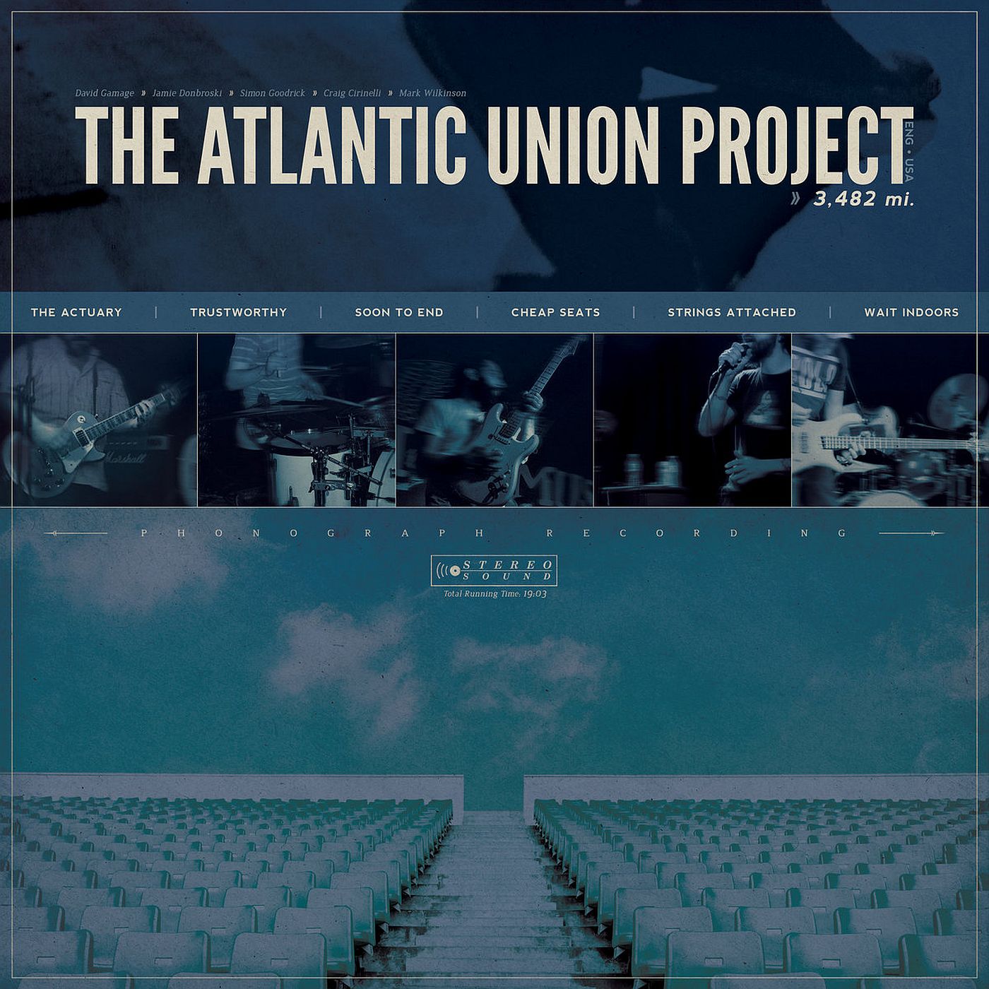The Atlantic Union Project - 3,482 Miles (CD)
