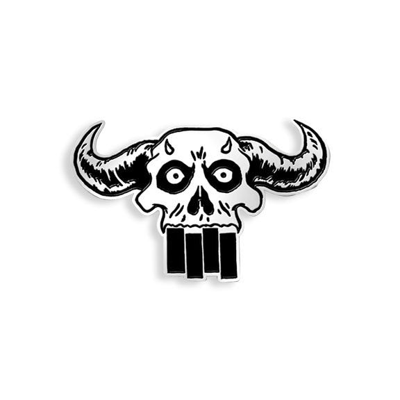 Henry & Glenn - Skull Logo Enamel Pin