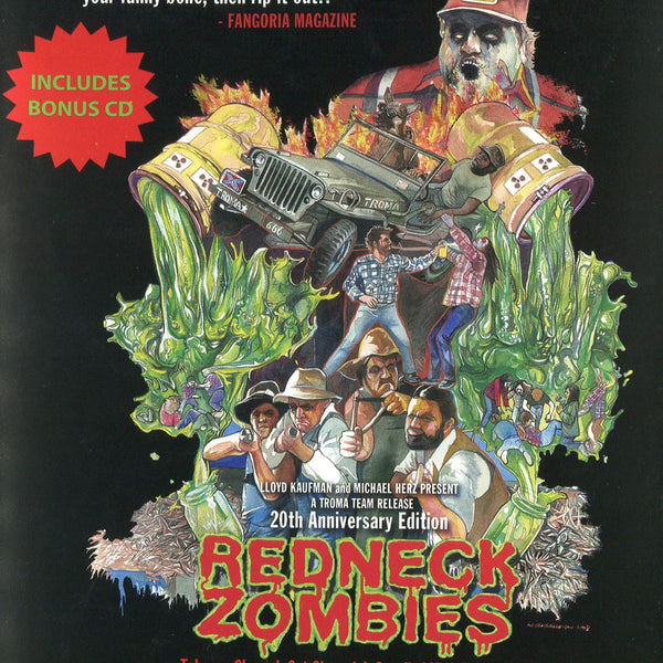 tobacco man redneck zombies Ferd Mertz & from Zombies! Artwork by Grimpressions 31 Days of Tromaween Day
