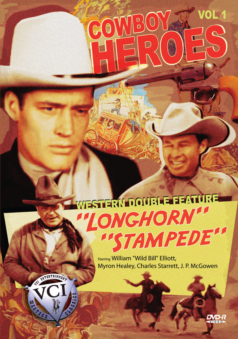 Cowboy Heroes Western Double Feature Vol 1 (DVD-R)