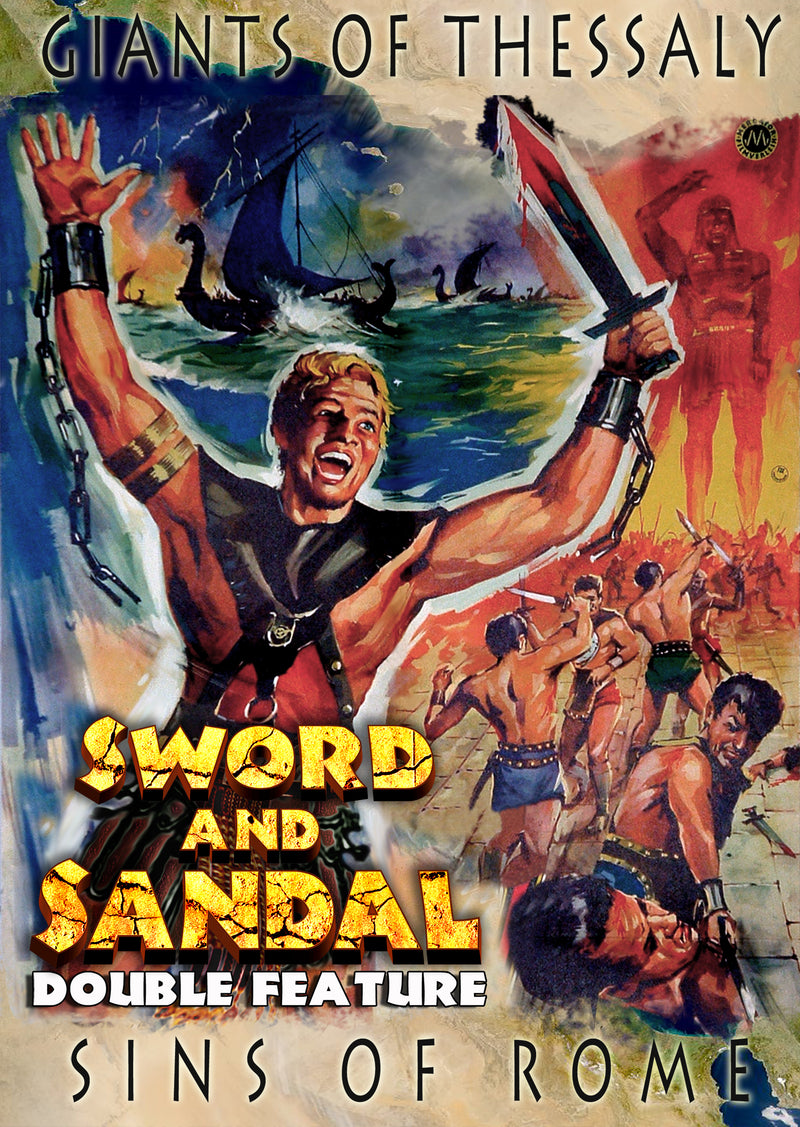 Sword And Sandal Double Feature: Vol 1 (Giants Of Thessaly & Sins Of Rome) (DVD)