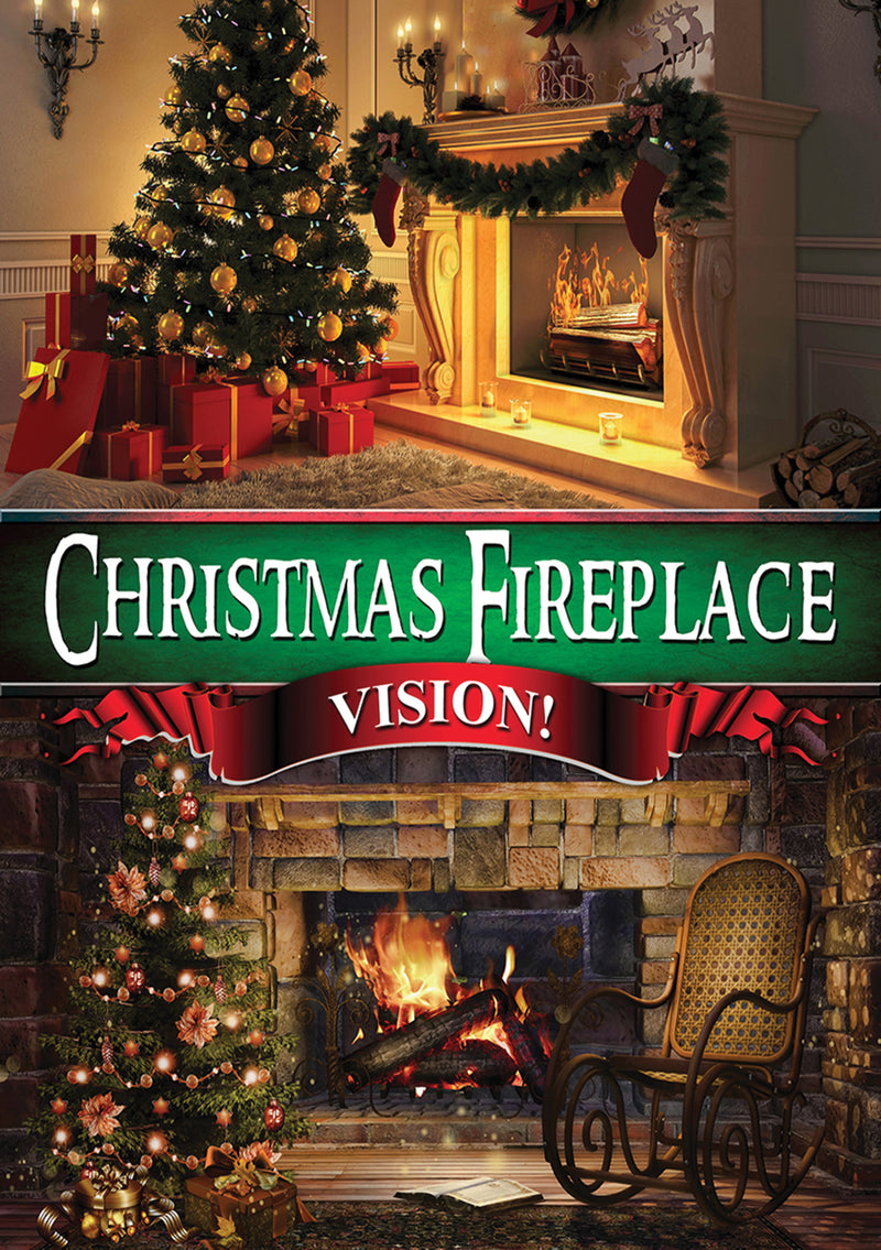 Christmas Fireplace Vision (DVD)